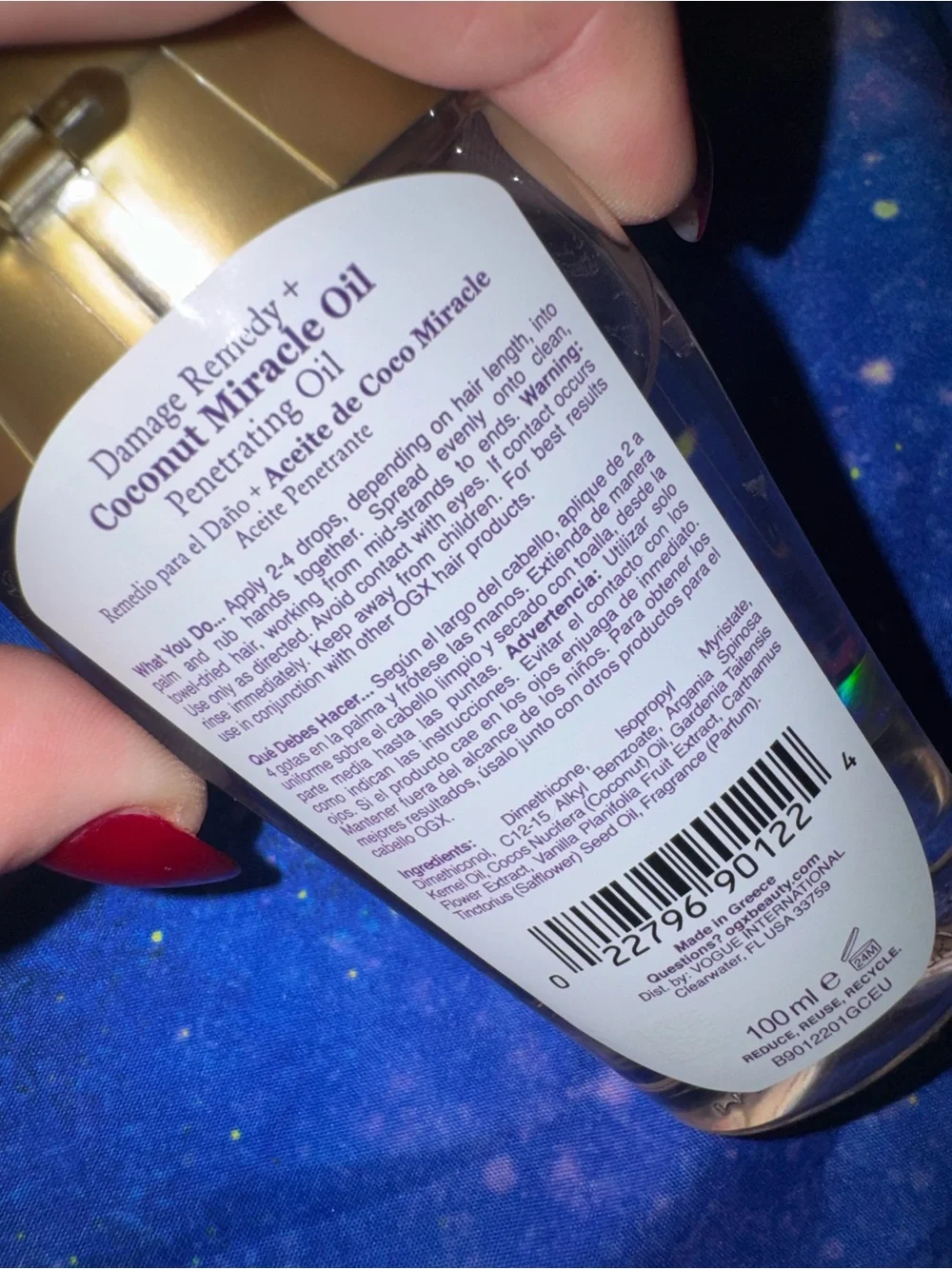OGX Coconut Miracle Oil Penetrating Oil